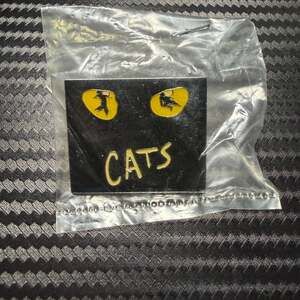 Vintage Cats the Musical Logo Enamel Pin